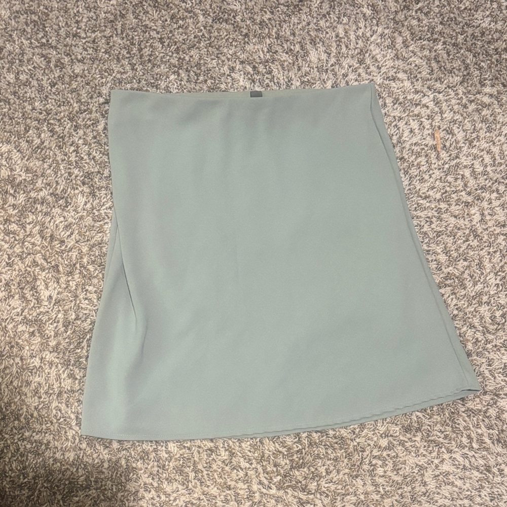 Alya Sage Mini Skirt
